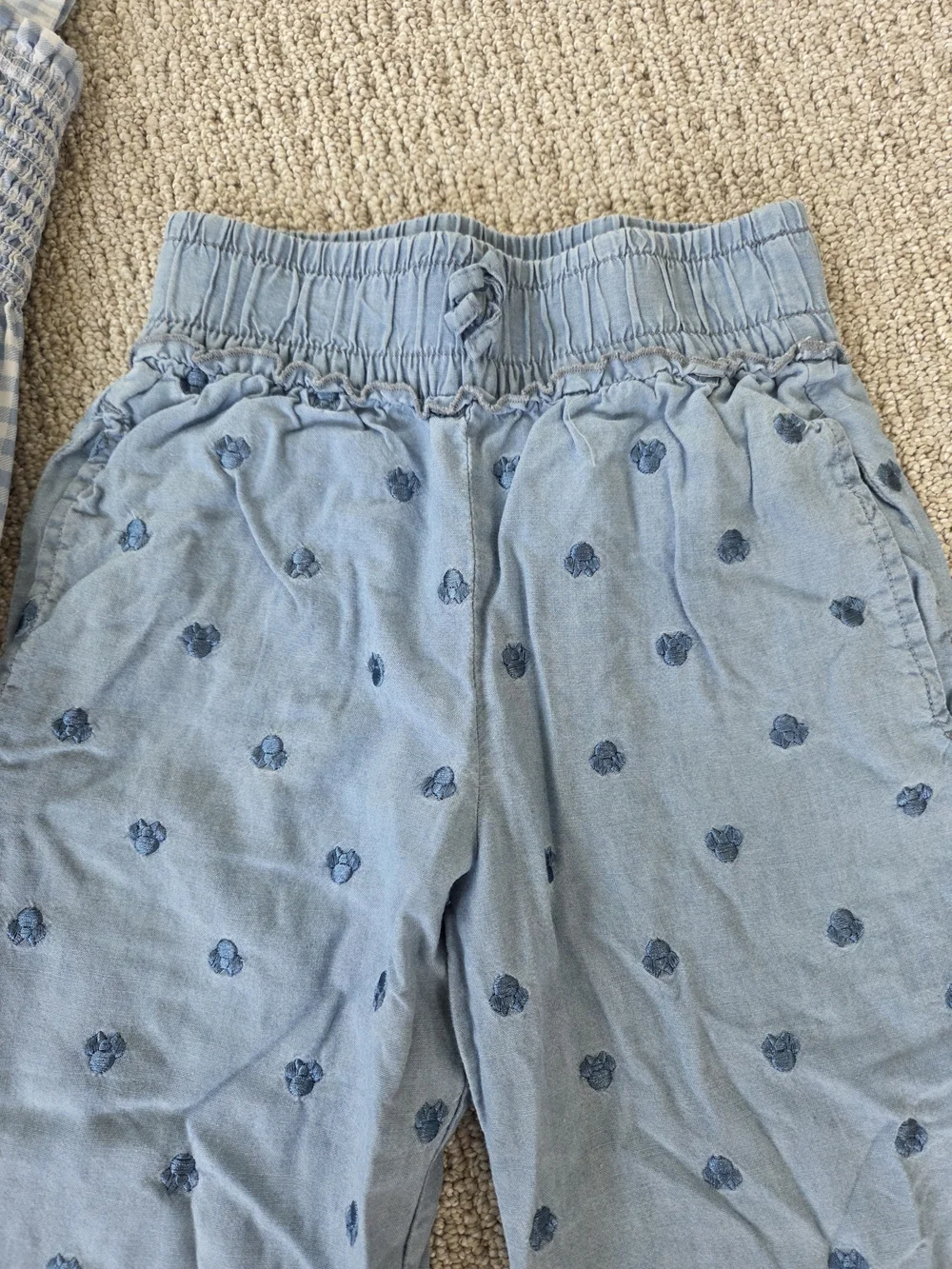 Disney Parks Girls Embroidered Pants and Tommy Bahama Top Size 5/6